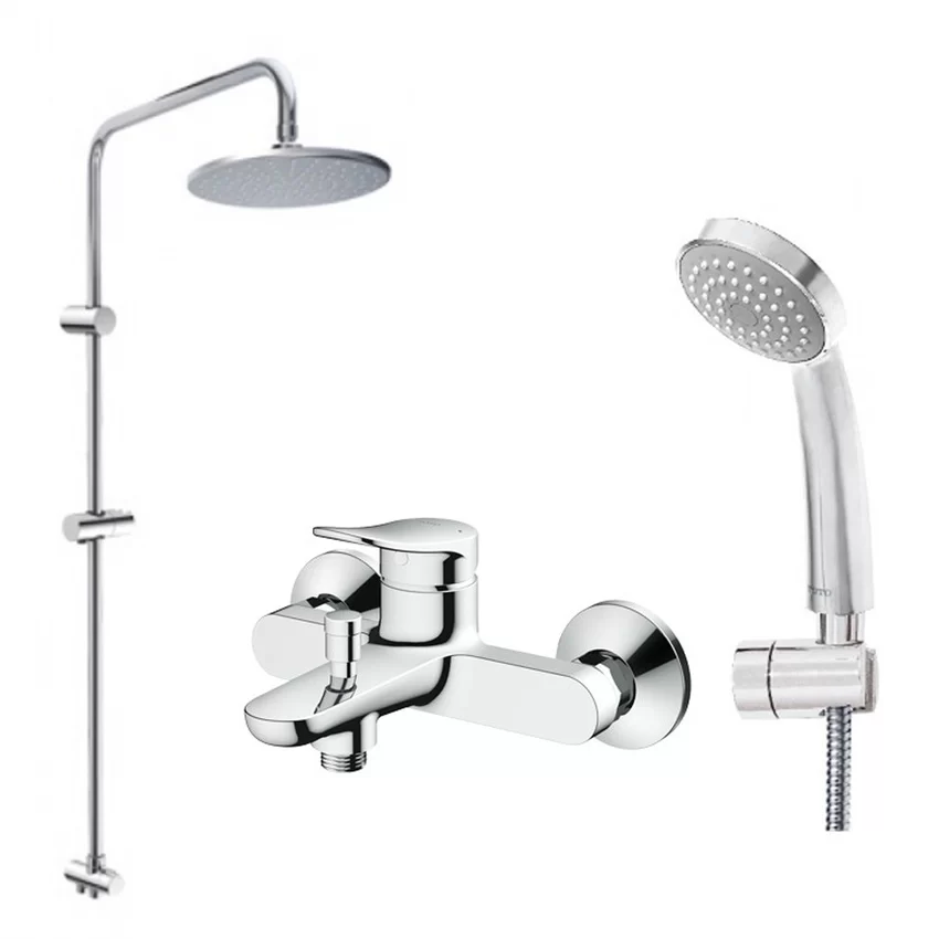Bộ sen cây tắm nóng lạnh TOTO DM907CS TBS04302V DGH104ZR Bộ sen cây tắm nóng lạnh TOTO DM907CS TBS04302V DGH104ZR - Hình ảnh 1