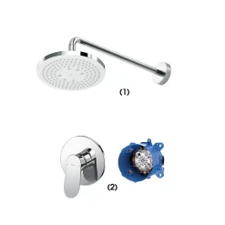 Bộ sen tắm âm tường 1 đường nước nóng lạnh TOTO TBW01003A TBG01303BA TBN01001B