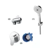 Bộ sen tắm âm tường 1 đường nước nóng lạnh TOTO TBW01010A TBW01014B TBG01303BA TBN01001B 1 Bộ sen tắm âm tường 1 đường nước nóng lạnh TOTO TBW01010A TBW01014B TBG01303BA TBN01001B