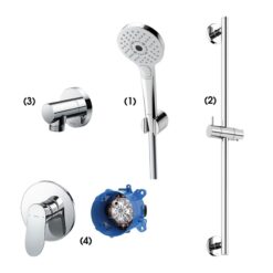 Bộ sen tắm âm tường 1 đường nước nóng lạnh TOTO TBW01010A TBW01016B TBW01014B TBG01303BA TBN01001B