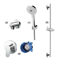 Bộ sen tắm âm tường 1 đường nước nóng lạnh TOTO TBW01010A TBW01016B TBW01014B TBG01303BA TBN01001B