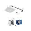Bộ sen tắm âm tường 1 đường nước nóng lạnh TOTO TBW02003A TBG02303BA TBN01001B