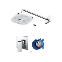 Bộ sen tắm âm tường 1 đường nước nóng lạnh TOTO TBW02004A TBG02303BA TBN01001B