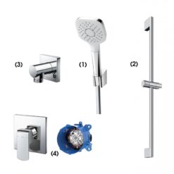 Bộ sen tắm âm tường 1 đường nước nóng lạnh TOTO TBW02005A TBW07019A TBW02013B TBG02303BA TBN01001B