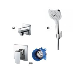 Bộ sen tắm âm tường 1 đường nước nóng lạnh TOTO TBW02006A TBW02013B TBG02303BA TBN01001B