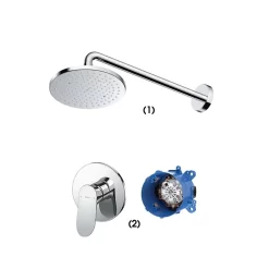 Bộ sen tắm âm tường 1 đường nước nóng lạnh TOTO TBW07001A TBG11303V TBN01001B