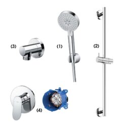 Bộ sen tắm âm tường 1 đường nước nóng lạnh TOTO TBW07009A TBW01016B TBW01014B TBG01303BA TBN01001B