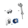 Bộ sen tắm âm tường 1 đường nước nóng lạnh TOTO TBW07012A TBW01014B TBG01303BA TBN01001B