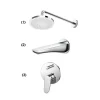 Bộ sen tắm âm tường 2 đường nước nóng lạnh TOTO TBW01003A 1 Bộ sen tắm âm tường 2 đường nước nóng lạnh TOTO TBW01003A