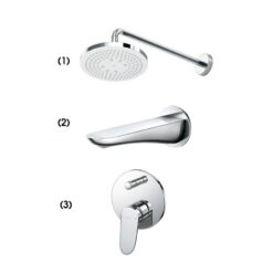 Bộ sen tắm âm tường 2 đường nước nóng lạnh TOTO TBW01003A