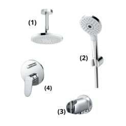 Bộ sen tắm âm tường 2 đường nước nóng lạnh TOTO TBW01003B1A TBW01010V