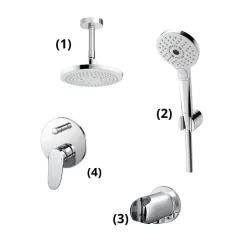 Bộ sen tắm âm tường 2 đường nước nóng lạnh TOTO TBW01003B1A TBW01010V