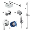 Bộ sen tắm âm tường 2 đường nước nóng lạnh TOTO TBW01004A TBW07012A 2 Bộ sen tắm âm tường 2 đường nước nóng lạnh TOTO TBW01004A TBW07012A