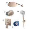 Bộ sen tắm âm tường 2 đường nước nóng lạnh TOTO TBW07003A TBW01010A 1 Bộ sen tắm âm tường 2 đường nước nóng lạnh TOTO TBW07003A TBW01010A
