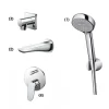 Bộ sen tắm âm tường 2 đường nước nóng lạnh TOTO TBW07012A 1 Bộ sen tắm âm tường 2 đường nước nóng lạnh TOTO TBW07012A