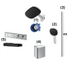 Bộ sen tắm âm tường 3 đường nước nhiệt độ G Series TOTO TBW15CB0A 1 Bộ sen tắm âm tường 3 đường nước nhiệt độ G Series TOTO TBW15CB0A