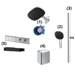 Bộ sen tắm âm tường 3 đường nước nhiệt độ G Series TOTO TBW15CB0A