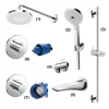 Bộ sen tắm âm tường 3 đường nước nhiệt độ TOTO TBW01003A 2 Bộ sen tắm âm tường 3 đường nước nhiệt độ TOTO TBW01003A