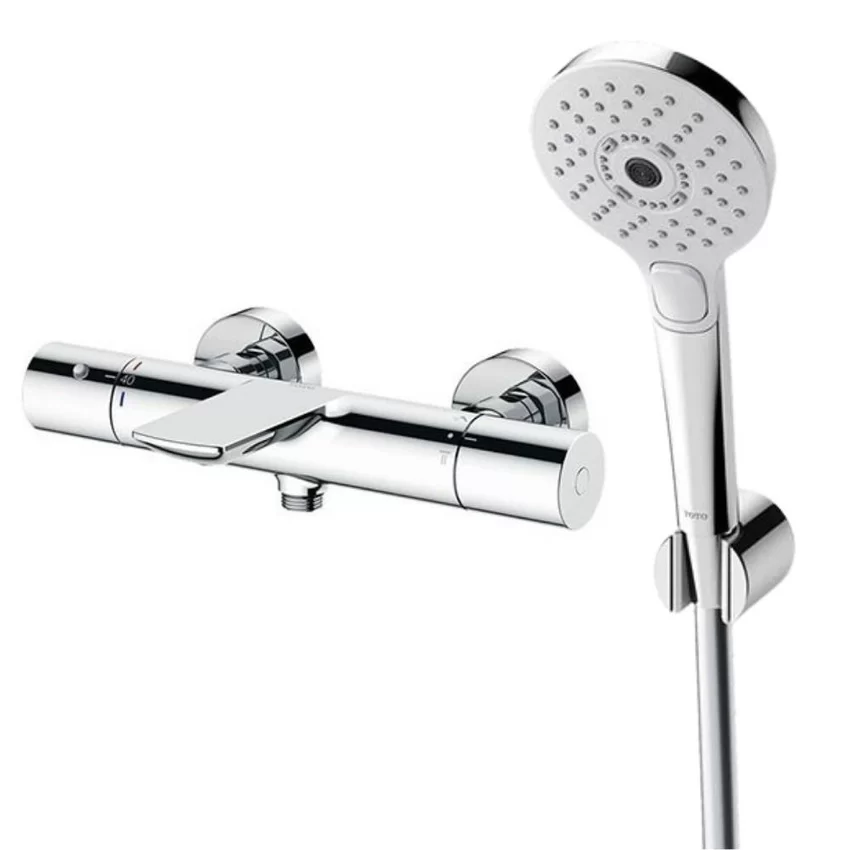 Bộ sen tắm nhiệt độ TOTO TBV01402BA TBW01010A (3 chế độ) 3 Bộ sen tắm nhiệt độ TOTO TBV01402BA TBW01010A (3 chế độ)