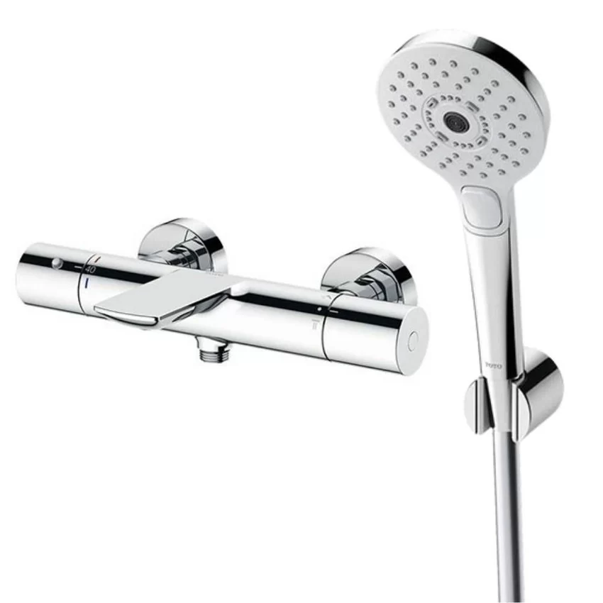 Bộ sen tắm nhiệt độ TOTO TBV01402BA TBW01010V (3 chế độ) 3 Bộ sen tắm nhiệt độ TOTO TBV01402BA TBW01010V (3 chế độ)