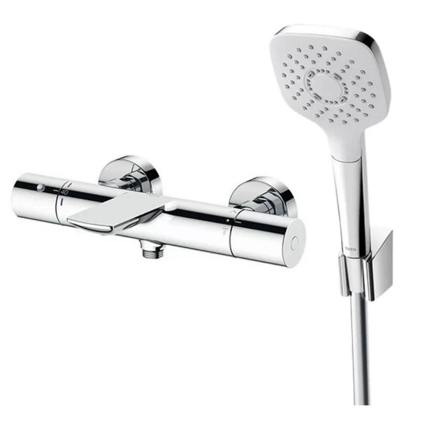 Bộ sen tắm nhiệt độ TOTO TBV01402BA TBW02005V 3 Bộ sen tắm nhiệt độ TOTO TBV01402BA TBW02005V