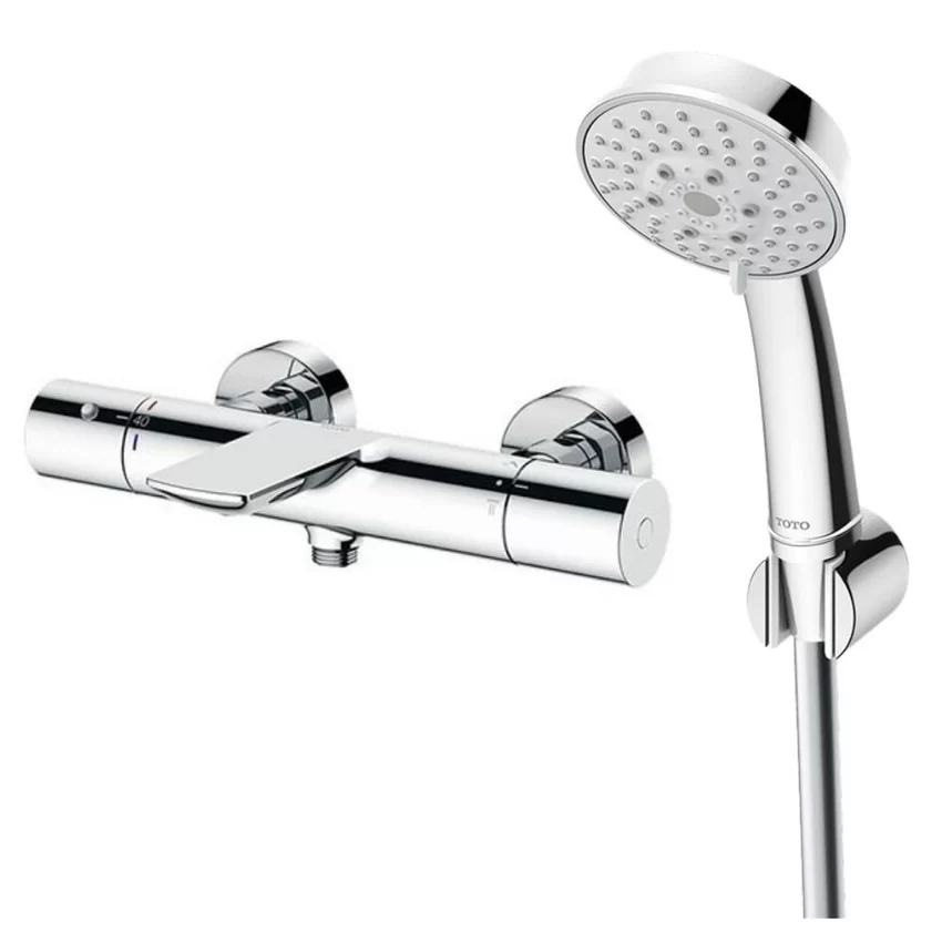 Bộ sen tắm nhiệt độ TOTO TBV01402BA TBW03002B (5 chế độ) 3 Bộ sen tắm nhiệt độ TOTO TBV01402BA TBW03002B (5 chế độ)