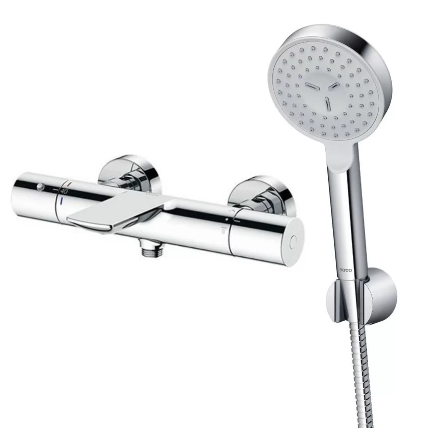 Bộ sen tắm nhiệt độ TOTO TBV01402BA TBW07008A 3 Bộ sen tắm nhiệt độ TOTO TBV01402BA TBW07008A