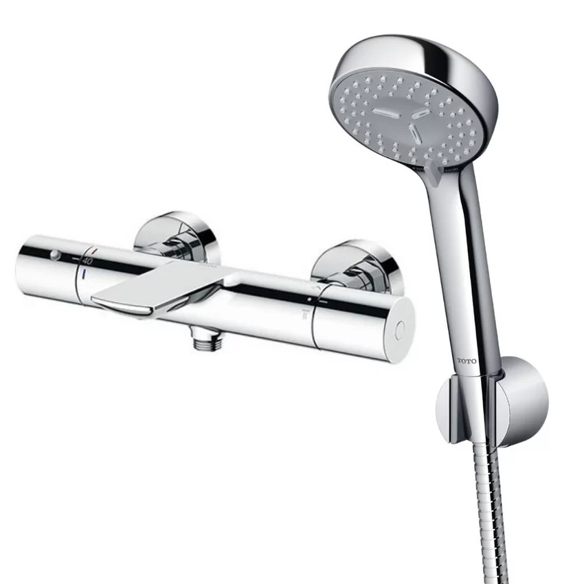 Bộ sen tắm nhiệt độ TOTO TBV01402BA TBW07012A (2 chế độ) 3 Bộ sen tắm nhiệt độ TOTO TBV01402BA TBW07012A (2 chế độ)