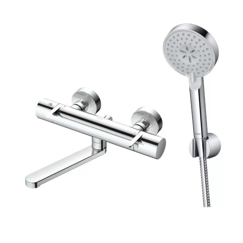 Bộ sen tắm nhiệt độ TOTO TBV03429V TBW07009A (3 chế độ) 11 Bộ sen tắm nhiệt độ TOTO TBV03429V TBW07009A (3 chế độ)