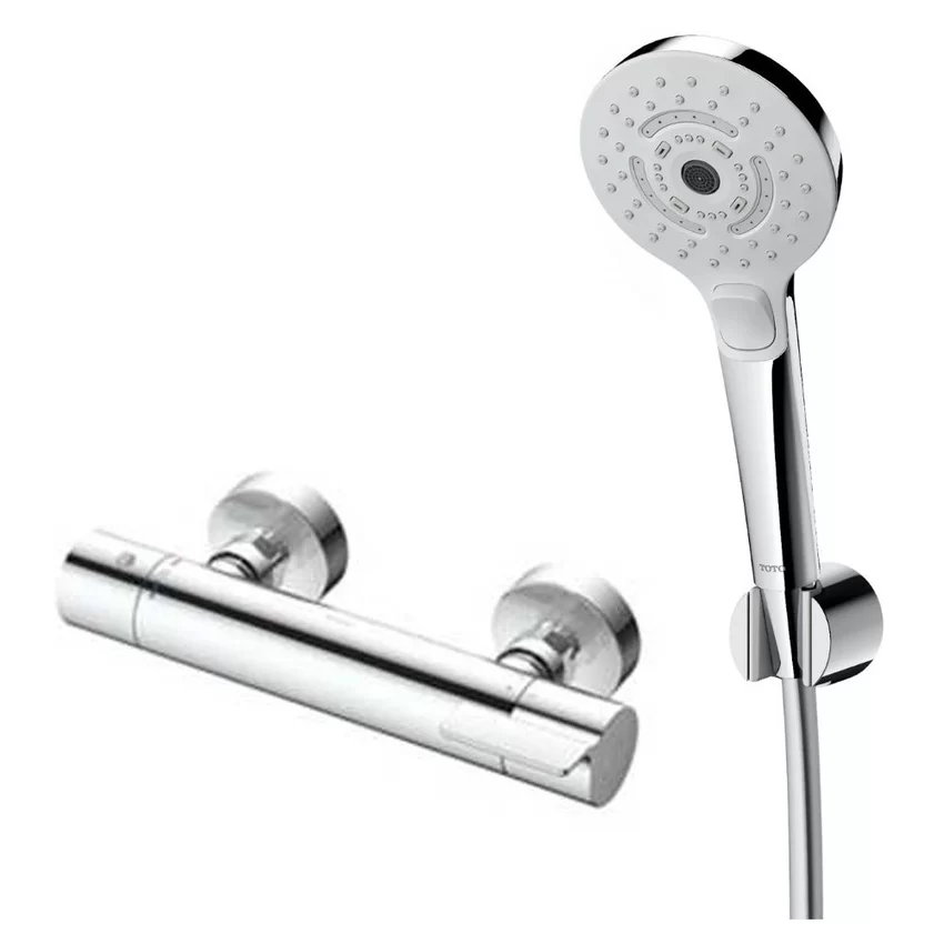 Bộ sen tắm nhiệt độ TOTO TBV03431V TBW01035V (3 chế độ) 3 Bộ sen tắm nhiệt độ TOTO TBV03431V TBW01035V (3 chế độ)