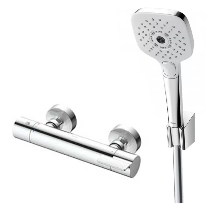 Bộ sen tắm nhiệt độ TOTO TBV03431V TBW02006A (3 chế độ) 3 Bộ sen tắm nhiệt độ TOTO TBV03431V TBW02006A (3 chế độ)