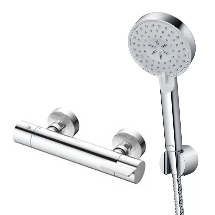 Bộ sen tắm nhiệt độ TOTO TBV03431V TBW07009A (3 chế độ) 3 Bộ sen tắm nhiệt độ TOTO TBV03431V TBW07009A (3 chế độ)