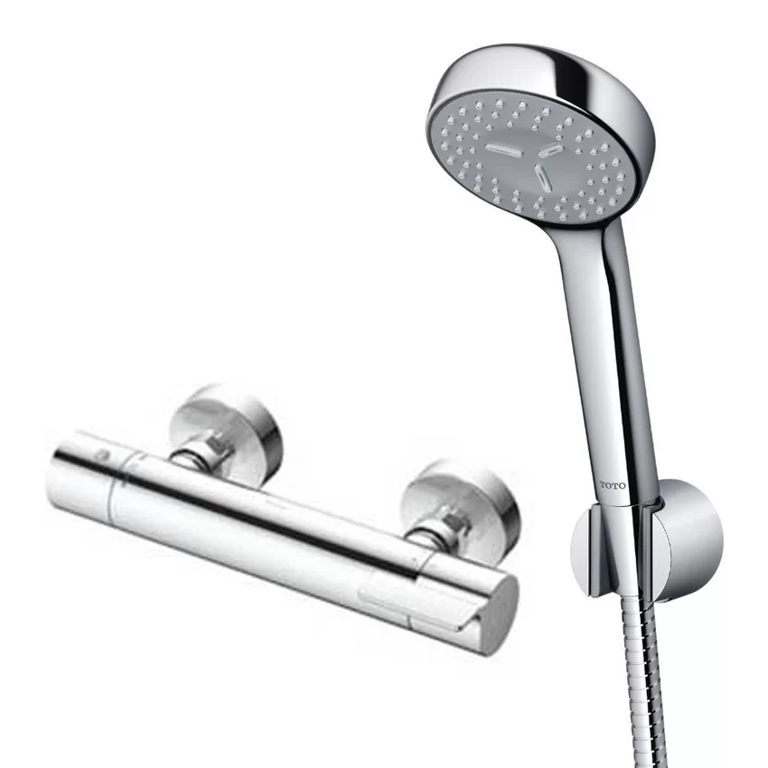 Bộ sen tắm nhiệt độ TOTO TBV03431V TBW07011A 3 Bộ sen tắm nhiệt độ TOTO TBV03431V TBW07011A