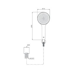 Bộ sen tắm nóng lạnh TOTO TBG08302VA TBW09000V