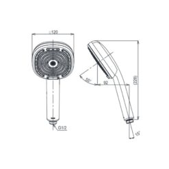 Bộ sen tắm nóng lạnh TOTO TBG09302VA TBW15CE0A (4 chế độ)