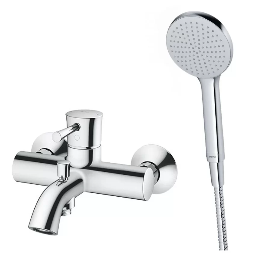 Bộ sen tắm nóng lạnh TOTO TBS02302V TBW09000V 3 Bộ sen tắm nóng lạnh TOTO TBS02302V TBW09000V