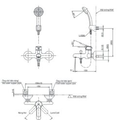 Bộ sen tắm nóng lạnh TOTO TVSM103NSS