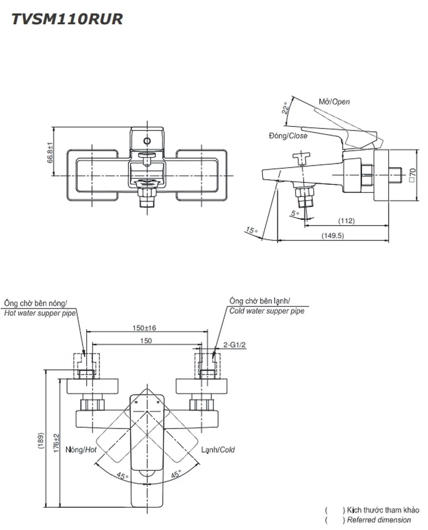 Bộ sen tắm nóng lạnh TOTO TVSM110RUR DGH108ZR (5 chế độ) 11 Bộ sen tắm nóng lạnh TOTO TVSM110RUR DGH108ZR (5 chế độ)