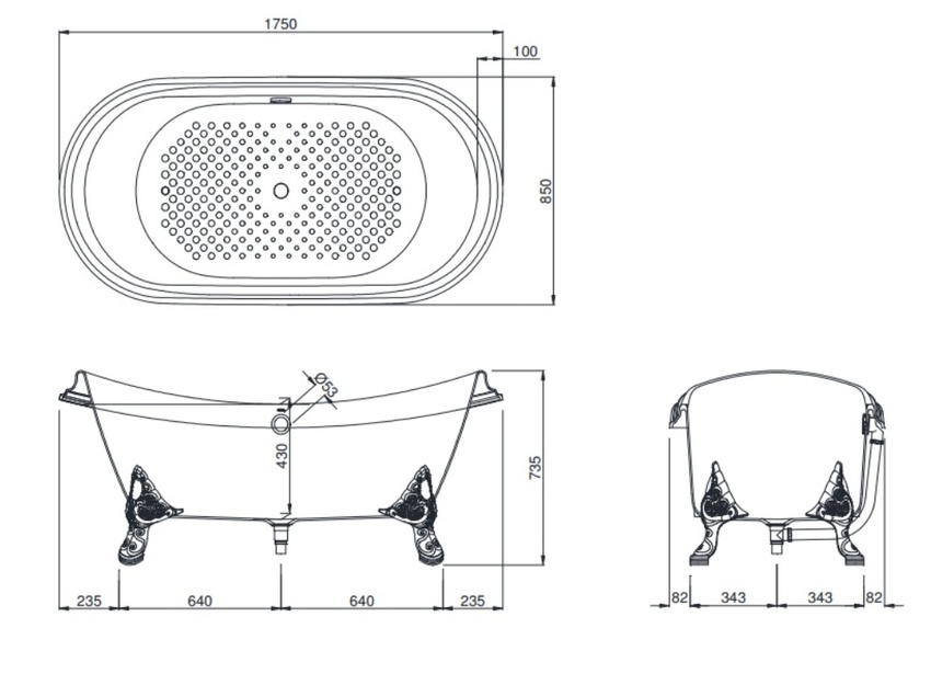 Không gian phòng tắm hiện đại với bồn tắm TOTO FBY1756PTNE#W | Hải Yến Home Bồn tắm đặt sàn TOTO FBY1756PTNE#W trong không gian phòng tắm