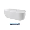 Bồn tắm đặt sàn TOTO FBYN1716CPTE#W TVBF412 gang tráng men 1m7 gồm ống thải 2 Bồn tắm đặt sàn TOTO FBYN1716CPTE#W TVBF412 gang tráng men 1m7 gồm ống thải
