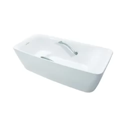 Bồn tắm đặt sàn TOTO PJY1724WHPWEN#GW GALALATO 1m7 tay vịn trắng bóng