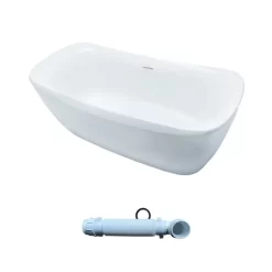 Bồn tắm đặt sàn TOTO PJY1734PWEN#GW TVBF412 GALALATO 1m7 gồm ống thải