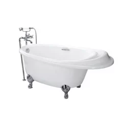 Bồn tắm đặt sàn TOTO PPY1610HIPTE#S ngọc trai 1m6 tay vịn