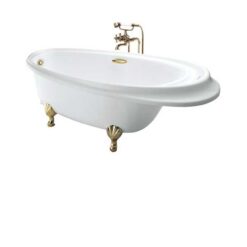 Bồn tắm đặt sàn TOTO PPY1610HIPTV14E#S ngọc trai 1m6 tay vịn