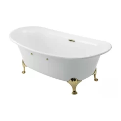 Bồn tắm đặt sàn TOTO PPY1806HPWGE#P ngọc trai 1m8 tay vịn
