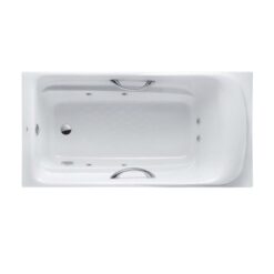 Bồn tắm massage TOTO PPYK1760ZLHPNE#P TVBF412 DB505R-2B ngọc trai 1m7 tay vịn gồm bộ xả thải