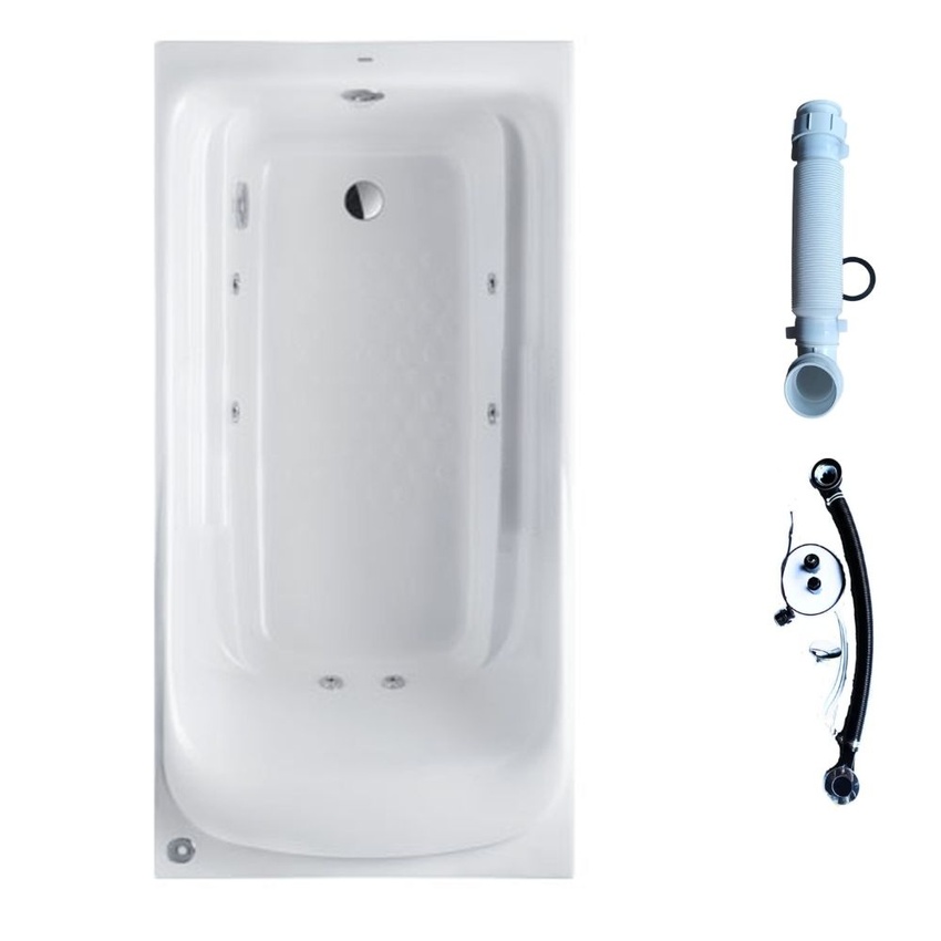 Bồn tắm massage TOTO PPYK1760ZLPNE#P TVBF412 DB505R-2B ngọc trai 1m7 gồm bộ xả thải 12 Bồn tắm massage TOTO PPYK1760ZLPNE#P TVBF412 DB505R-2B hình 1