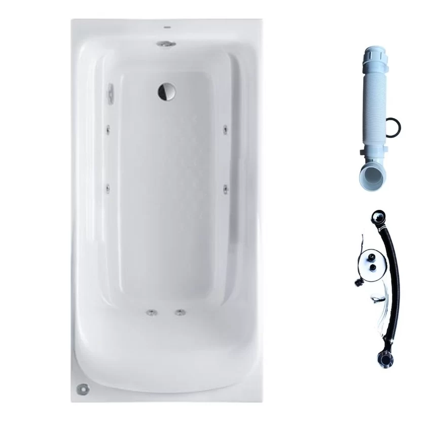 Bồn tắm massage TOTO PPYK1760ZLPNE#P TVBF412 DB505R-2B ngọc trai 1m7 gồm bộ xả thải 12 Bồn tắm massage TOTO PPYK1760ZLPNE#P TVBF412 DB505R-2B hình 1
