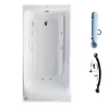 Bồn tắm massage TOTO PPYK1760ZRPNE#P TVBF412 DB505R-2B ngọc trai 1m7 gồm bộ xả thải 1 Bồn tắm massage TOTO PPYK1760ZRPNE#P TVBF412 DB505R-2B ngọc trai 1m7 gồm bộ xả thải