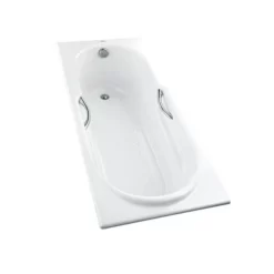 Bồn tắm TOTO FBY1720NHPE#W TVBF412 DB505R-2B gang tráng men 1m7 tay vịn gồm bộ xả thải 14 Bồn tắm TOTO FBY1720NHPE#W TVBF412 DB505R-2B gang tráng men 1m7 tay vịn gồm bộ xả thải